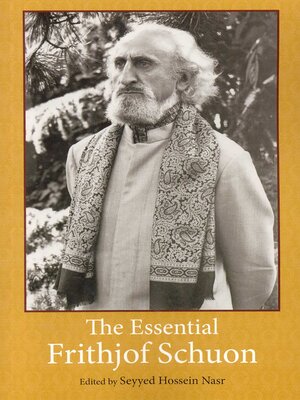 cover image of The Essential Frithjof Schuon